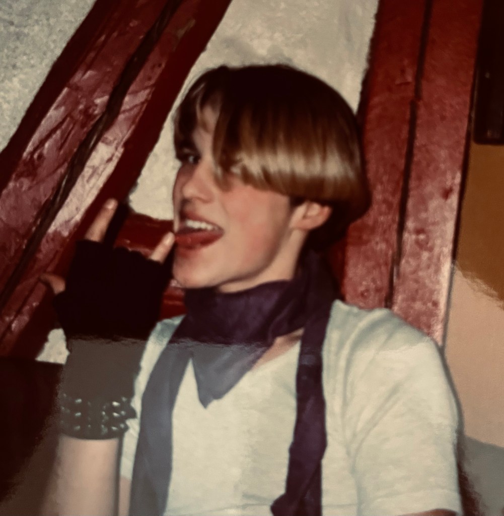 Stig Morten posing for the camera in 1995